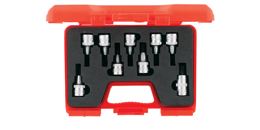 İzeltaş 1/2 Lokmalı Star Torx Uç Takımı 9 Parça