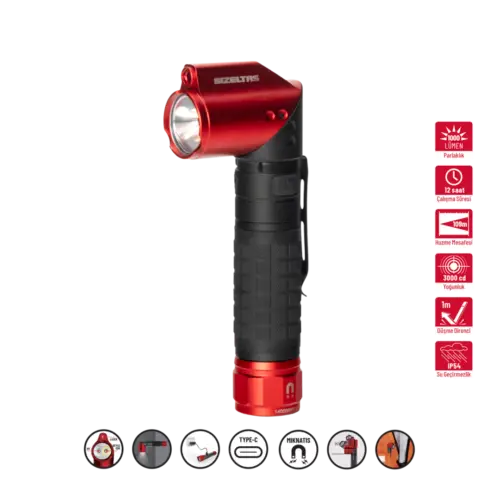 İzeltaş 1000LM Pro Led El Feneri