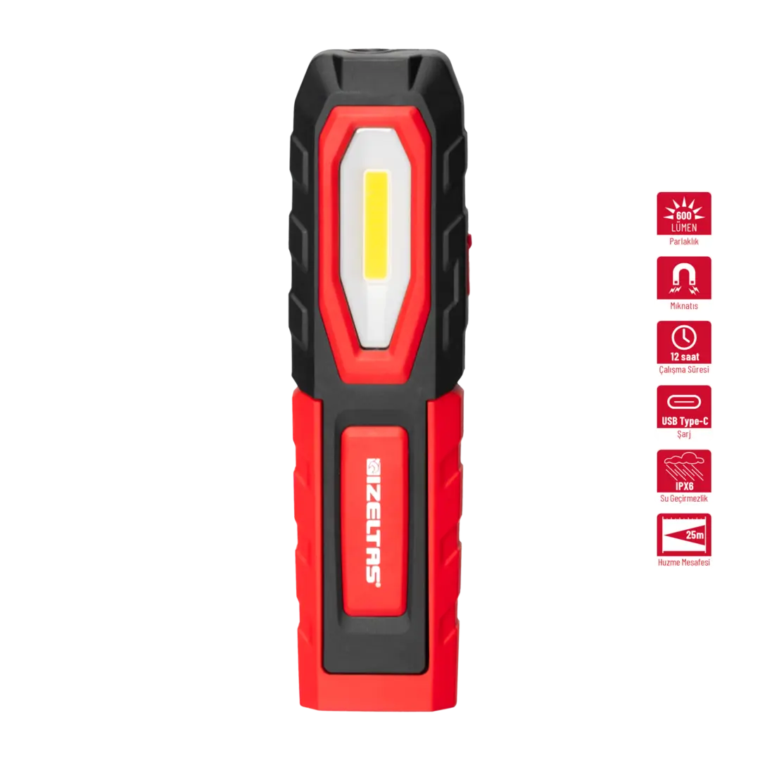 İzeltaş 600LM Cob Led Çalışma Lambası