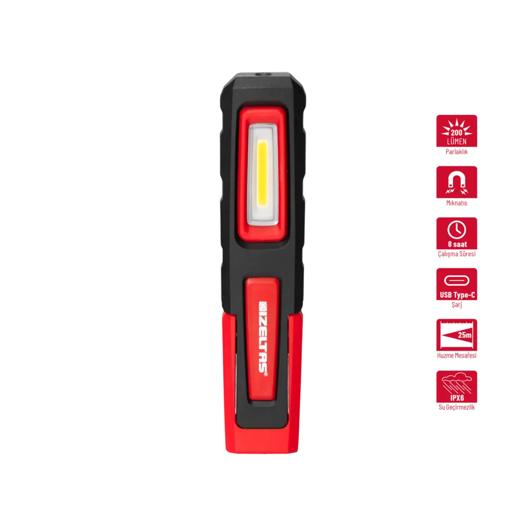 İzeltaş 200LM Cob Led Çalışma Lambası