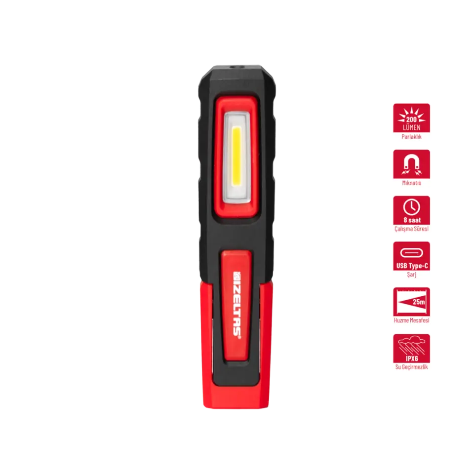 İzeltaş 200LM Cob Led Çalışma Lambası