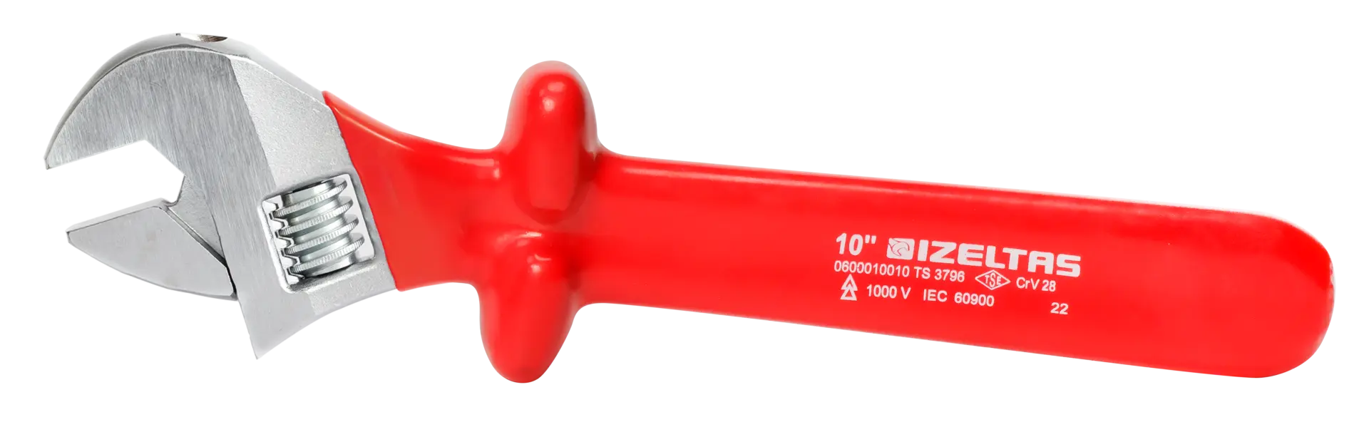 İzeltaş 1000v İzoleli Kurbağacık Anahtar 10''